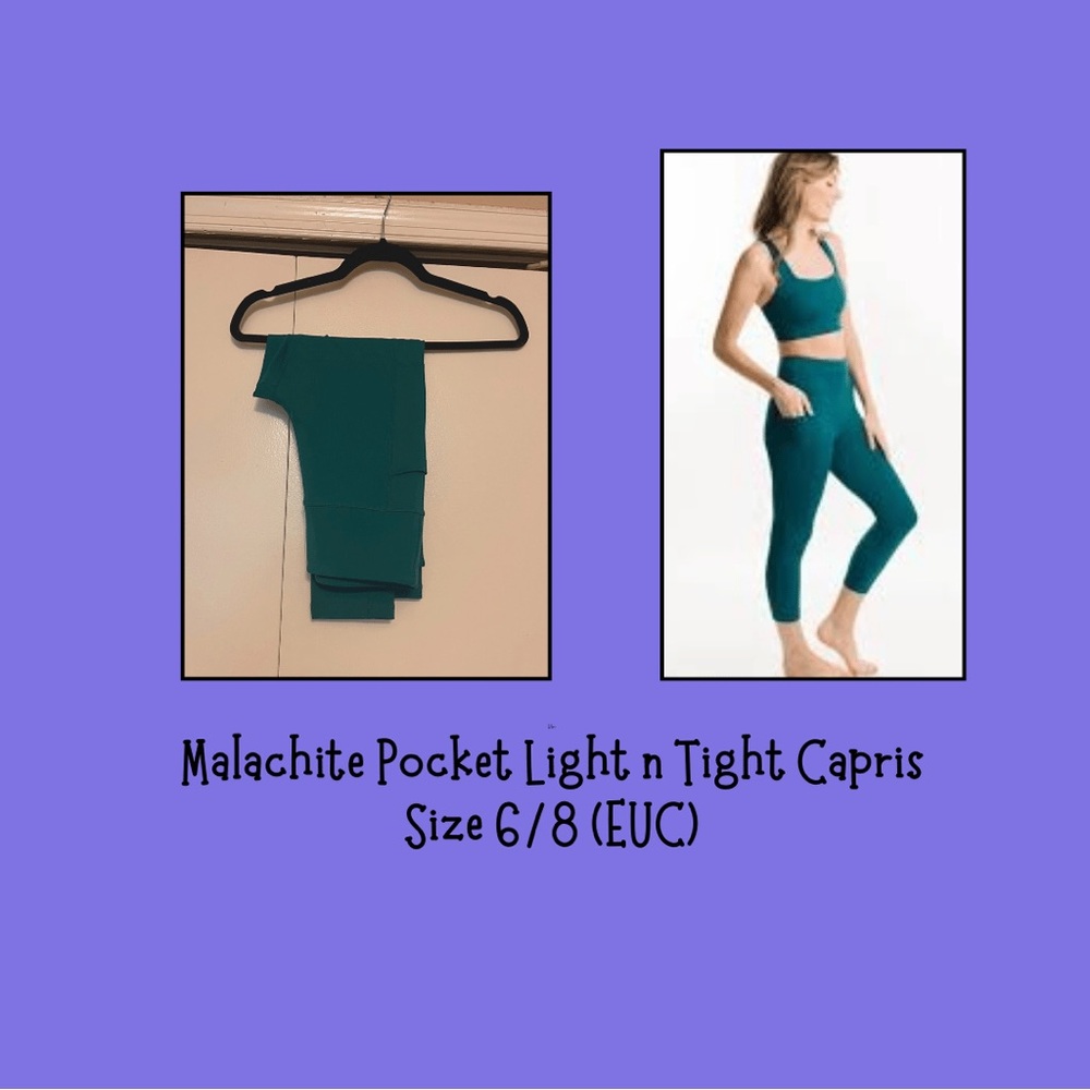 ZYIA Malachite Pocket Light n Tight Capris (6/8)